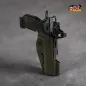 Preview: GM Sport Kydex Holster Oliv, CZ Shadow 2 IPSC Cut, OWB Sport-Holster für dynamisches Schießen.